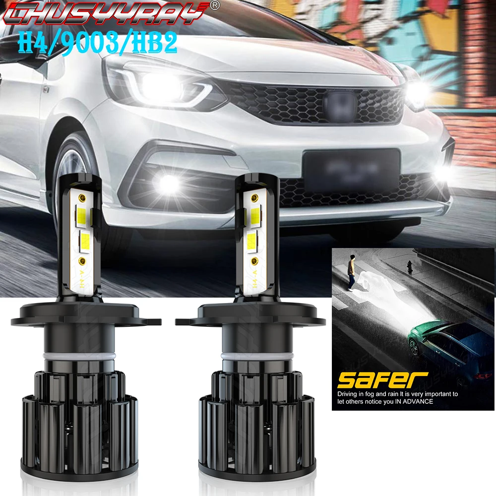 

CHUSYYRAY H4 Compatible For Honda Fit 2006-2015 Led Headlight Lamp H4 9003 HB2 Minisize Easy To Install Bulbs Car accsesories