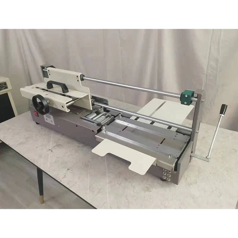 

Manual Glue Binding Machine Economical A3 Booklet Softcover Model Sesame Harvester Reaper