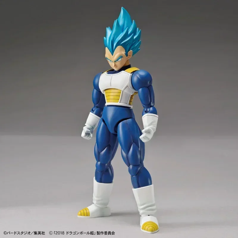 W magazynie oryginalna figurka Bandai-wzrost standard Dragon Ball Super Saiyan God Vegeta [SC] Anime figurka montaż zabawki modele