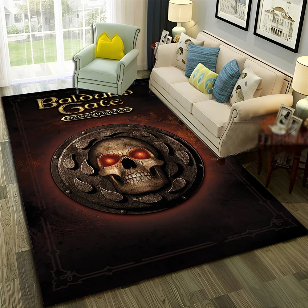 Baldur Gate3 Game Gamer Cartoon 3D Carpet Rug for Home Living Room Bedroom Sofa Doormat Decor,Child Area Rug Non-slip Floor Mat