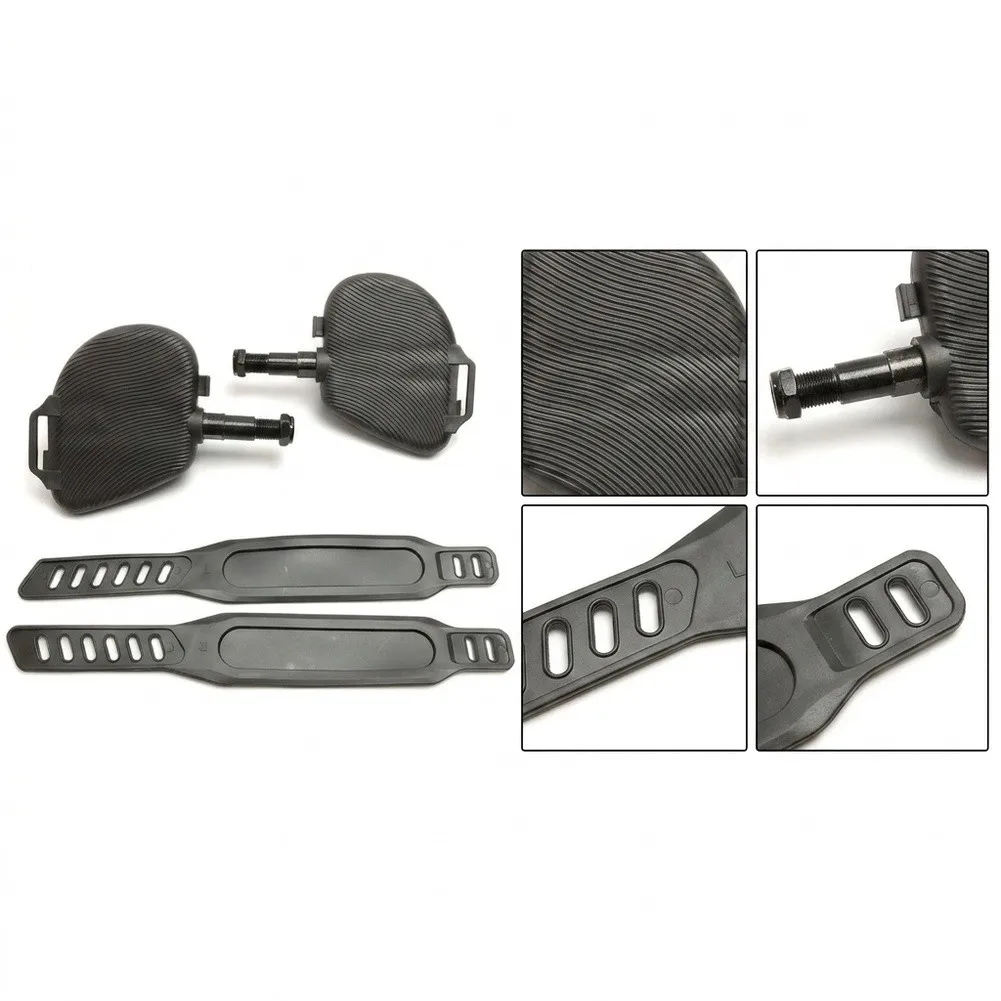 105x120mm Extended Axle Pedal 9 16-20 Thread Size 14.1mm Outer Diameter Easy Installation Feature For Home Gym Setup