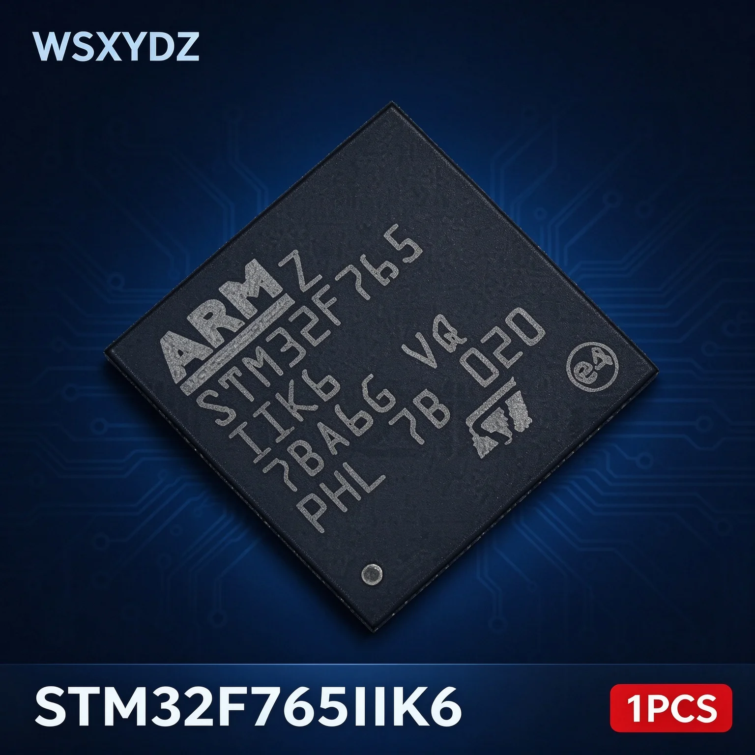 1PCS STM32F765IIK6 ST High-Performance Cortex-M7 MCU 216MHz 2MB Flash UFBGA201 ART Accelerator Chrom-ART FMC New Original（121）