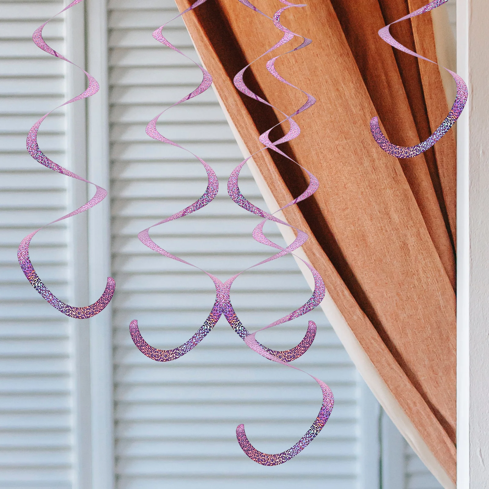 

30Pcs Spiral Hanging Decor Colorful PVC Pendants for Party Wedding Christmas Carnival Decoration Supplies Party Decoration Kit