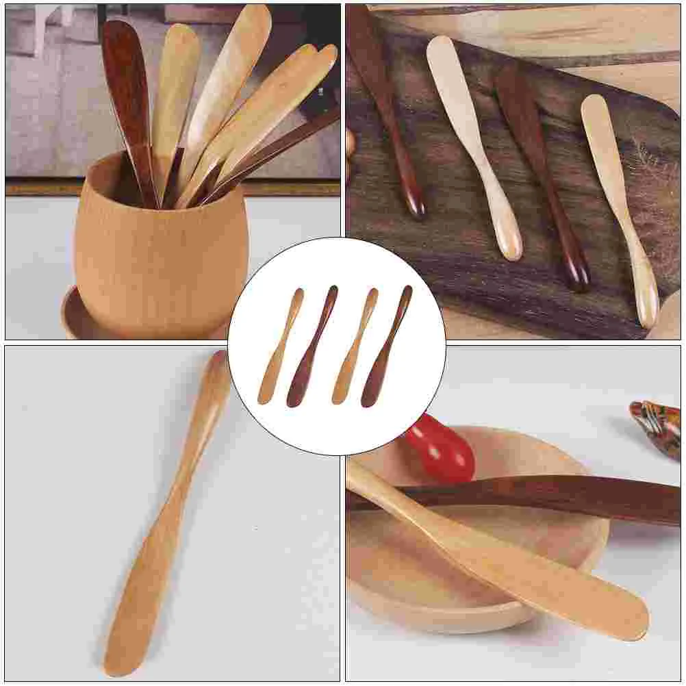 4 Pcs Beauty Mask Knife Cosmetics Scraper Skin Care Tool Applicator Portable Scrapers Eye Cream Lotus Tree Tools Massage