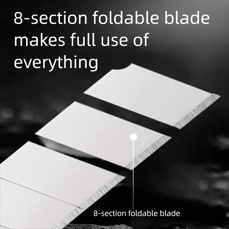 Deli 1/3Box SK5 Metal Utility Knife Blades 9mm/18mm Home School Art Craft Paper Cutting Tool Box