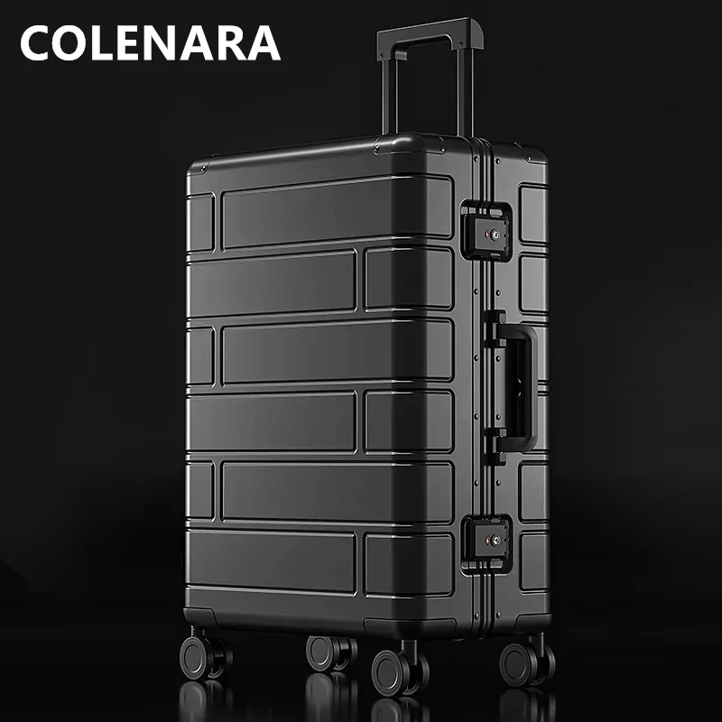 COLENARA Suitcase All Aluminum Magnesium Alloy Boarding Box 20