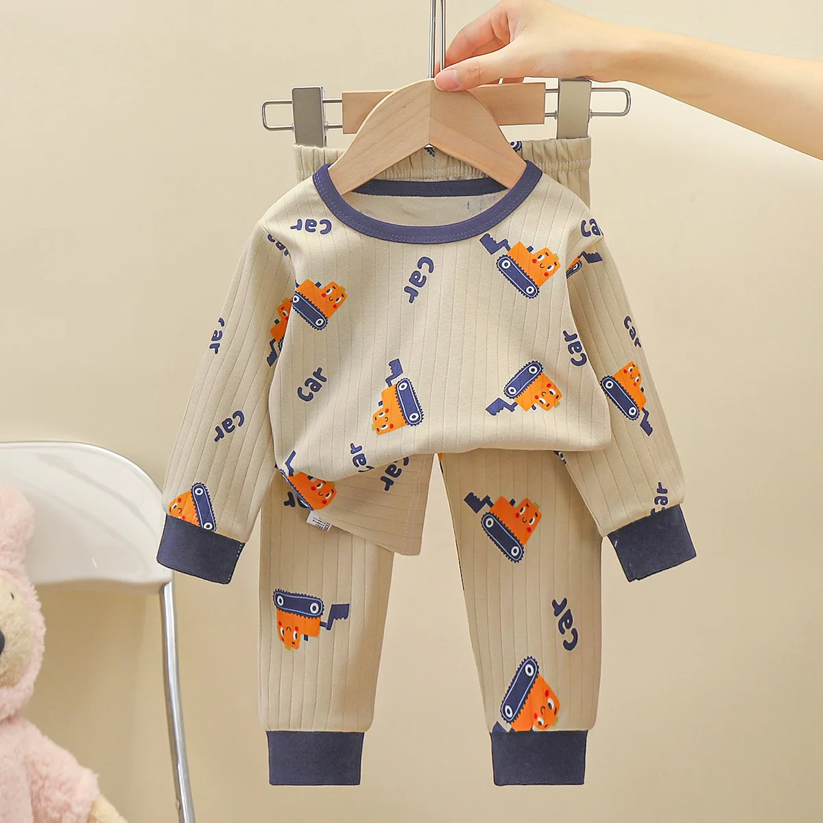 New Spring Autumn Children\'s Clothing Sets Sleepwear Clothes Kids Pajamas Set Baby Cotton Pyjamas