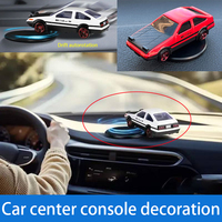 Car AE86 Drift Rotating Ornaments Auto Dashboard Turning AE86 Racing Model Deco Car individuality Center Console Decoration
