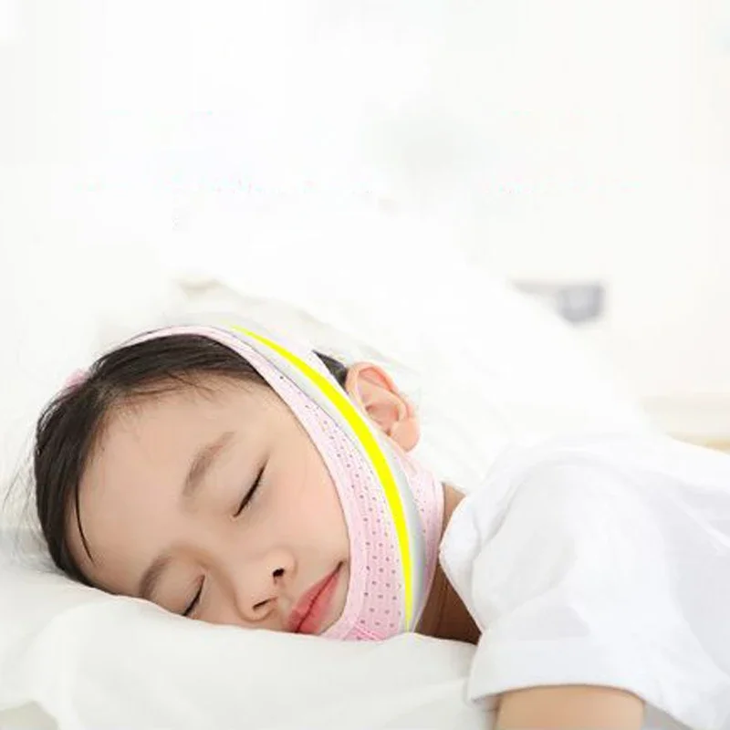 

V-образная повязка для предотвращения открытия рта, чтобы предотвратить открытие рта для исправления детских снаных привычек, портативная