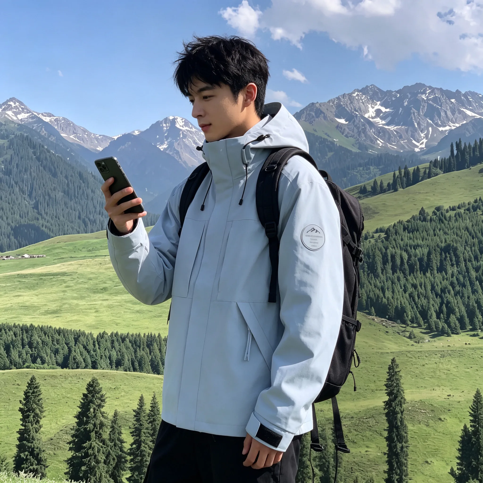 Unisex Three-in-One Detachable Outdoor Fleece Lined Windproof Waterproof Hooded Mountain Climbing Jacket Autumn Winter Sports...