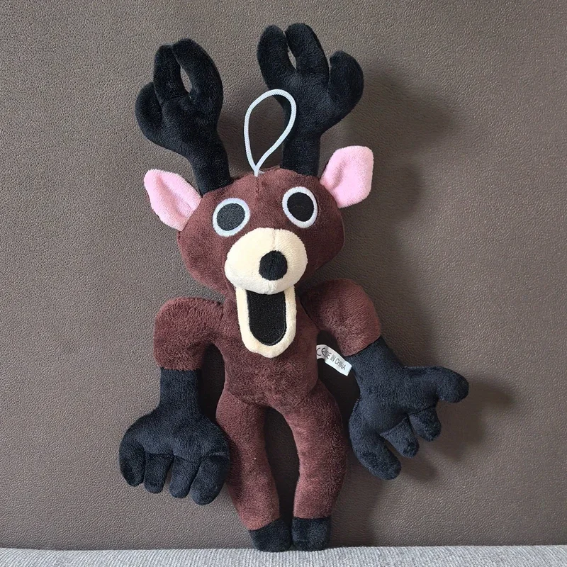 جديد 38 سنتيمتر 99 ليال في الغابة الغزلان ألعاب من القطيفة فيلم الحيوانات المحشوة الغزلان لعبة المشجعين هدايا عيد الميلاد لعب للأطفال هالوين هدية #5