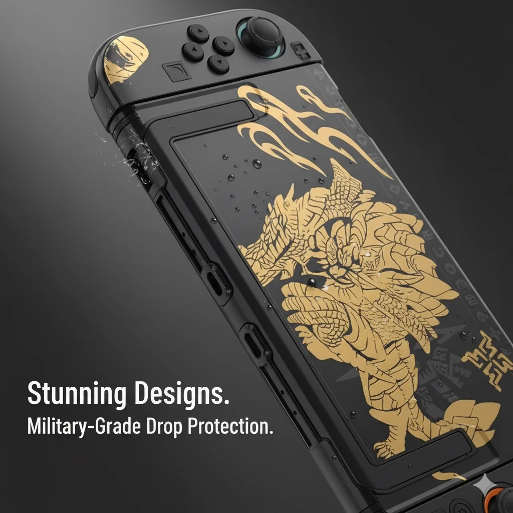 Custom Dockable Case For Nintendo Switch 2 Hard Shell Protective Cover With Gaming Console Accessories For Safe Use