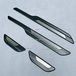 Styling Car Exterior Scuff Plate Door Sill Trim Welcome Pedal For Toyota Aqua 2021 2022 Door Threshold pedal exterior scuff