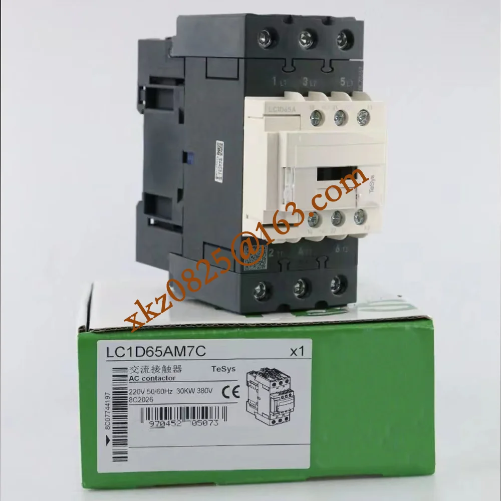 New Genuine Electrical AC Contactor TeSys LC1D 3P 65A 1NO+1NC 220VAC LC1D65AM7C Spot