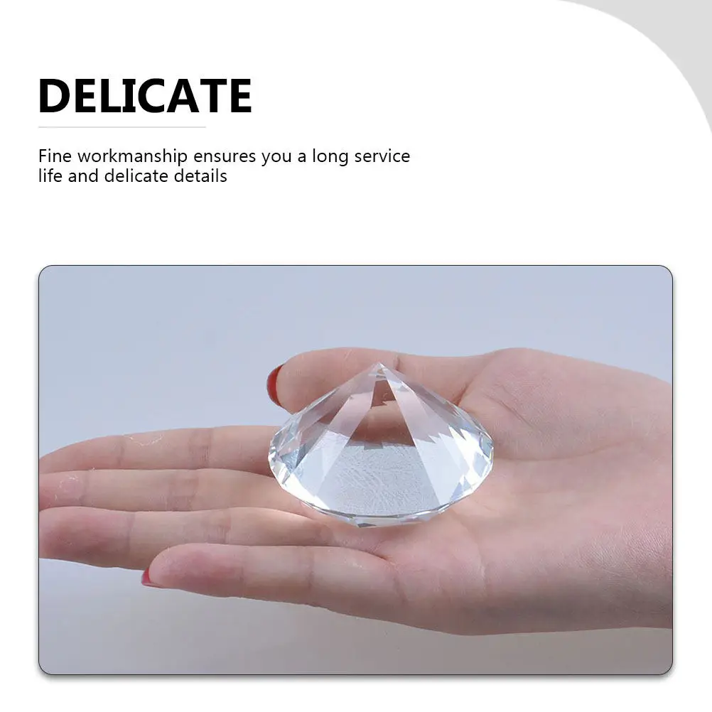 4Pcs Glittering Diamond Nail Art Supply Artificial Crystal Diamond Display Decor for Salon School Personal Use Female Gift