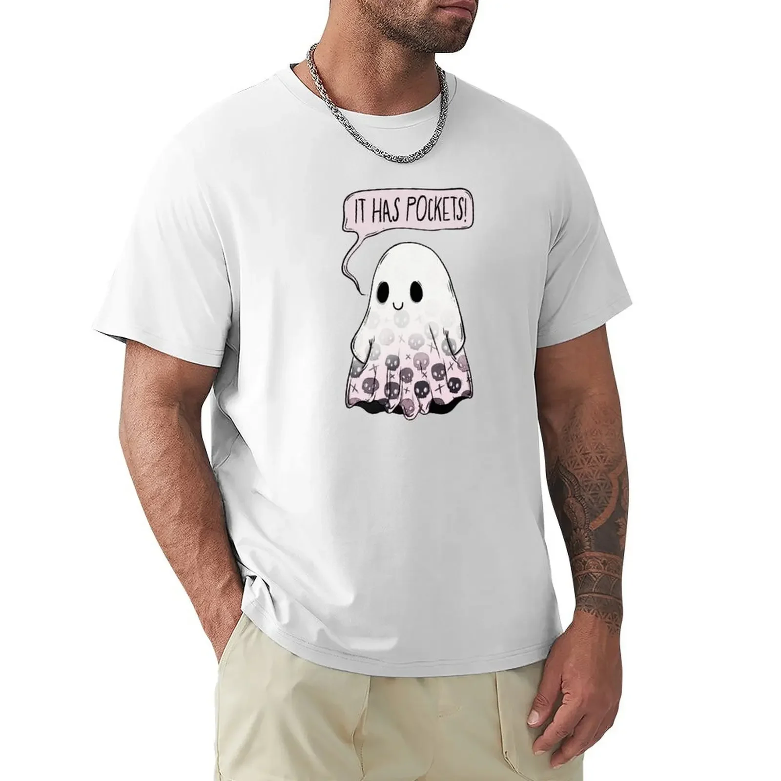 

It has pockets! Spooky cute hhost T-Shirt basketball graphic tees plus sizes boys animal print mens t shirt