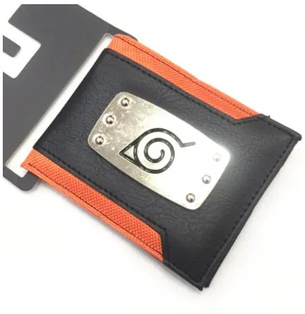 Короткий кошелек из искусственной кожи в стиле аниме Наруто Акацуки для мужчин - Саске, подарок с дизайном четвертого Хокаге