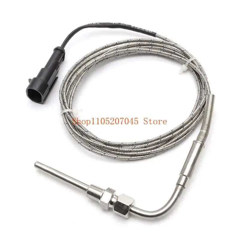 Automotive Monitoring Exhaust Gas Gauge Temperature Meter with Sensor Compatible for Car Enthusiasts Vehicle Maintenance