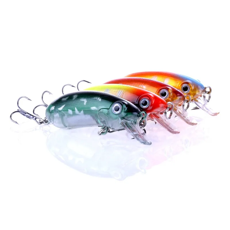 Random Color 1Pc Lures Tiny Minow's Decoy Little Fat Boy Floats Sinks Far Into The Water  Slowly Hovering Over Milo's Hard Lures