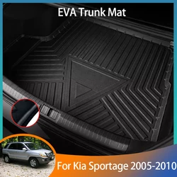 Auto Trunk Mats for Kia Sportage 2 2005 2006 2007 2008 2009 2010 Waterproof Carpet Tray Liner Cargo Boot Storage Pad Accessories