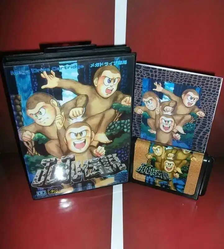 

Игровая карта JuJu Densetsu с коробкой и руководством для 16-битной системы Sega MD Megadrive Genesis