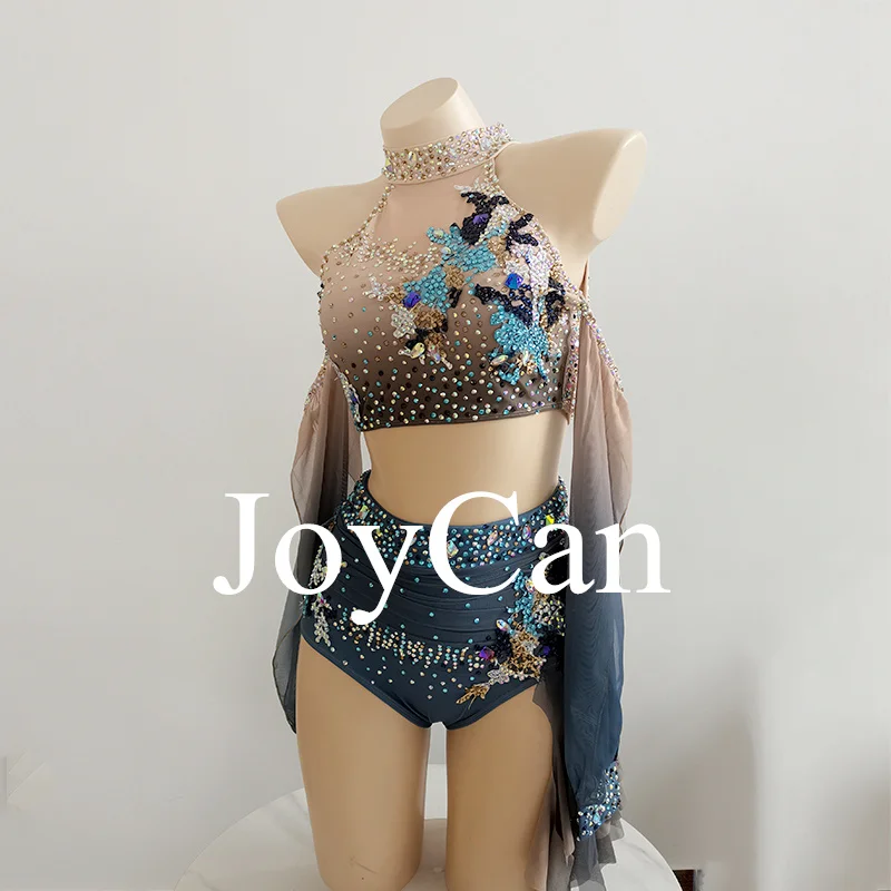 

JoyCan Customize Color Lyrical Dance Dress Costumes for Competition Clothing Pole Dancing Dress Factory Price BD1909
