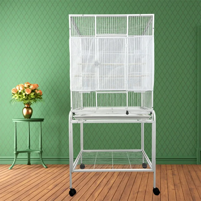 

Bird cage manufacturers wholesale Xuanfeng tiger skin small sun monk parrot cage boutique breeding flying cage storage bird vill