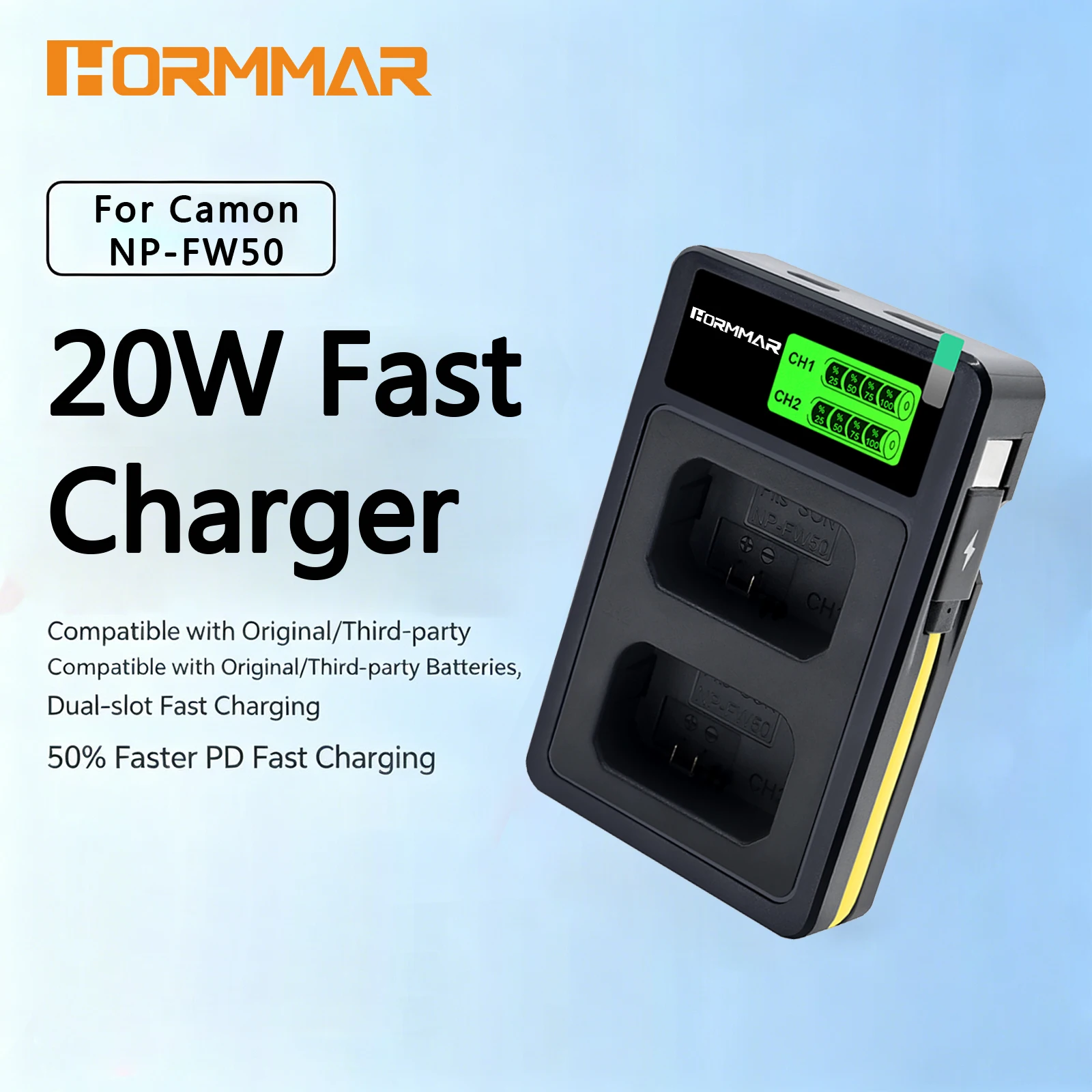 FB NP-FW50 Dual USB Battery Ch - Sony Camera Zv-E10 ulasan dan harga