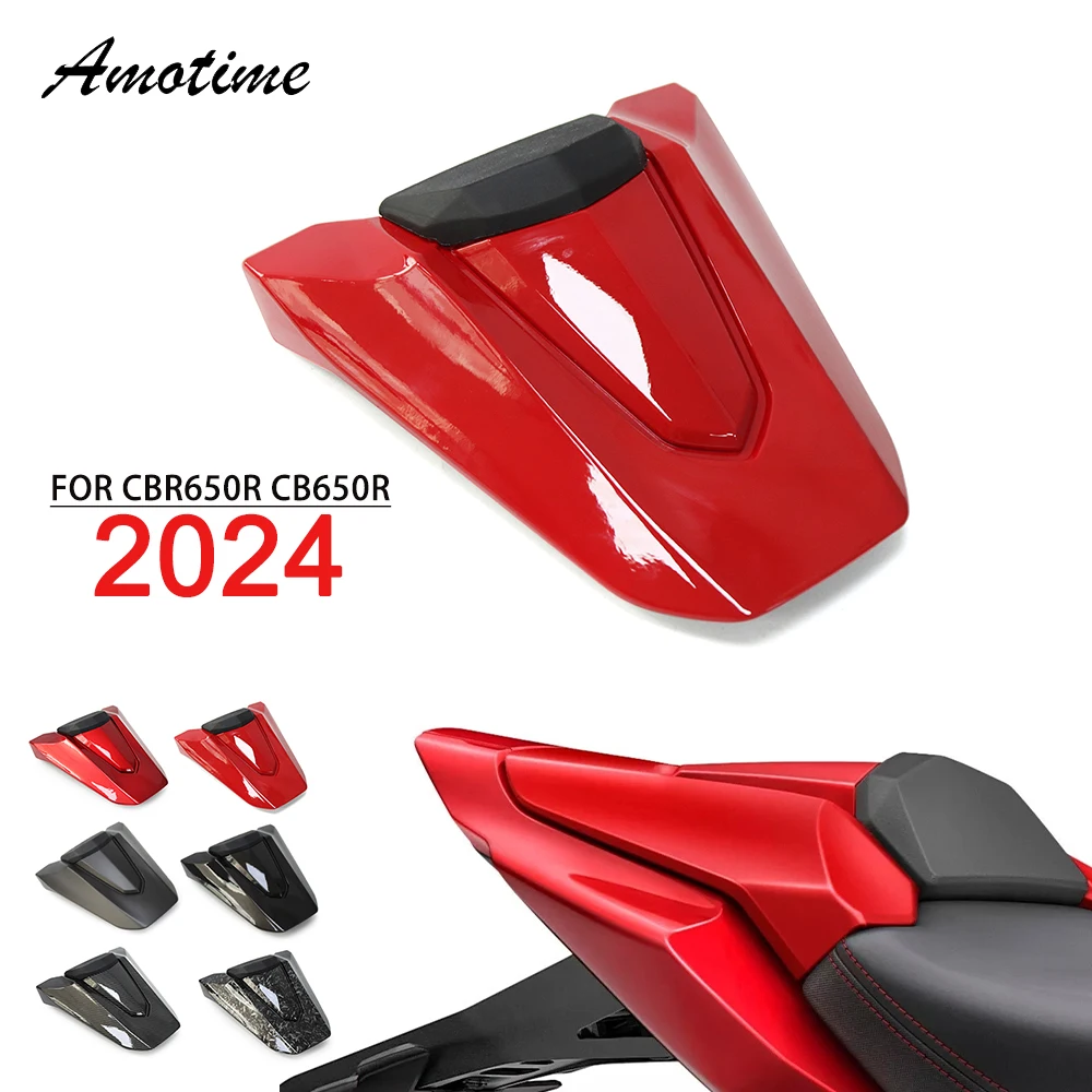 

Rear Seat Cover For Honda CBR650R CB650R 2024 Motorcycle Rear Passenger Pillion Fairing Seats Cowl CB 650R CBR 650R Parts