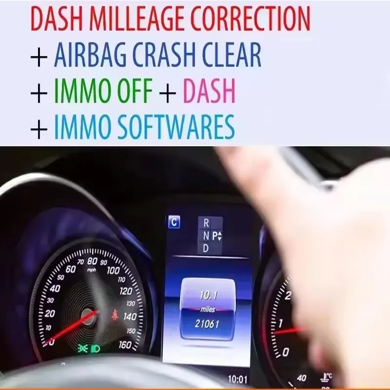 برنامج IMMO OFF + تصحيح DASH MILLEAGE + AIRBAG CRASH CLEAR/ إجمالي 32 جيجابايت حزمة برمجة برامج السيارة Ecu