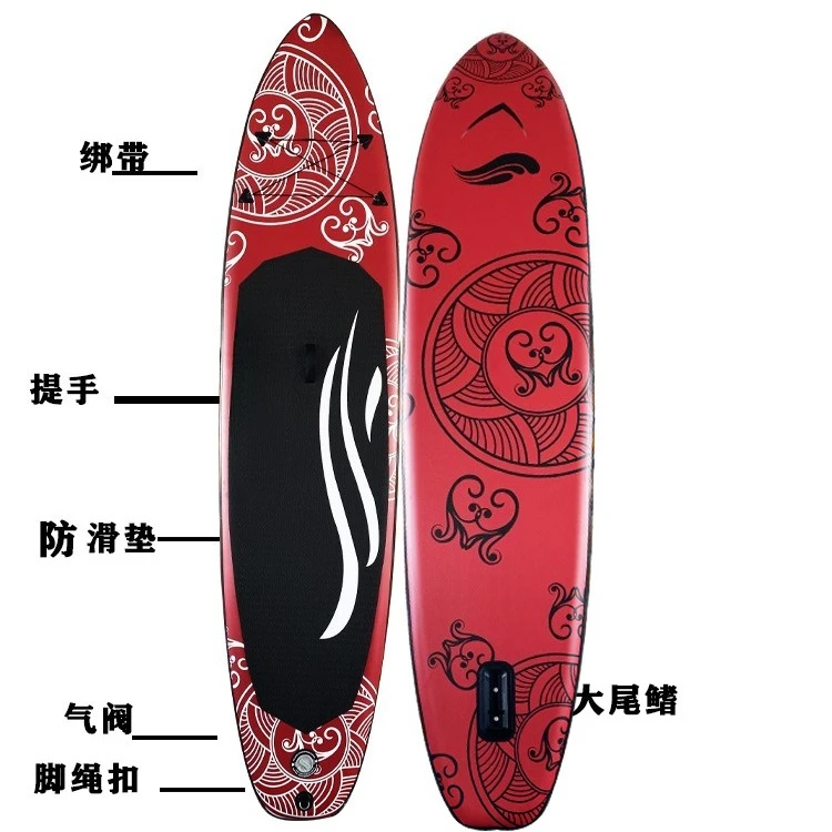 Daili Paddle Board Standing Paddle Inflatable Surfboard Newcomer Water Skateboard Floating Board Pulp