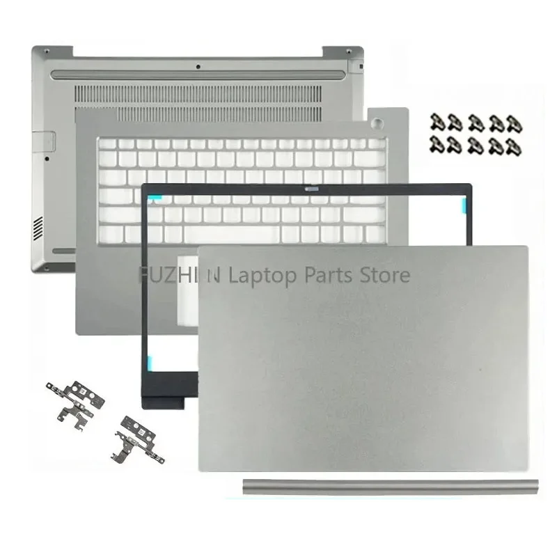 

Top Case For ThinkBook 14 14-IIL 14-IWL 14-IML LCD Back Cover/Front Bezel/Palmrest Hinges/Bottom Case silver gray