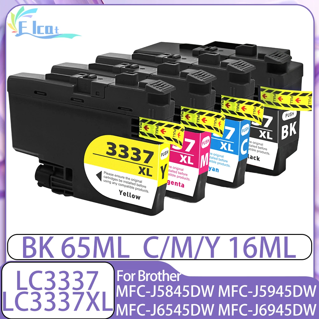 

LC3337 LC-3337 LC3337XL LC-3337XL картридж, совместимый с принтером Brother MFC-J5845DW MFC-J5945DW MFC-J6545DW MFC-J6945DW