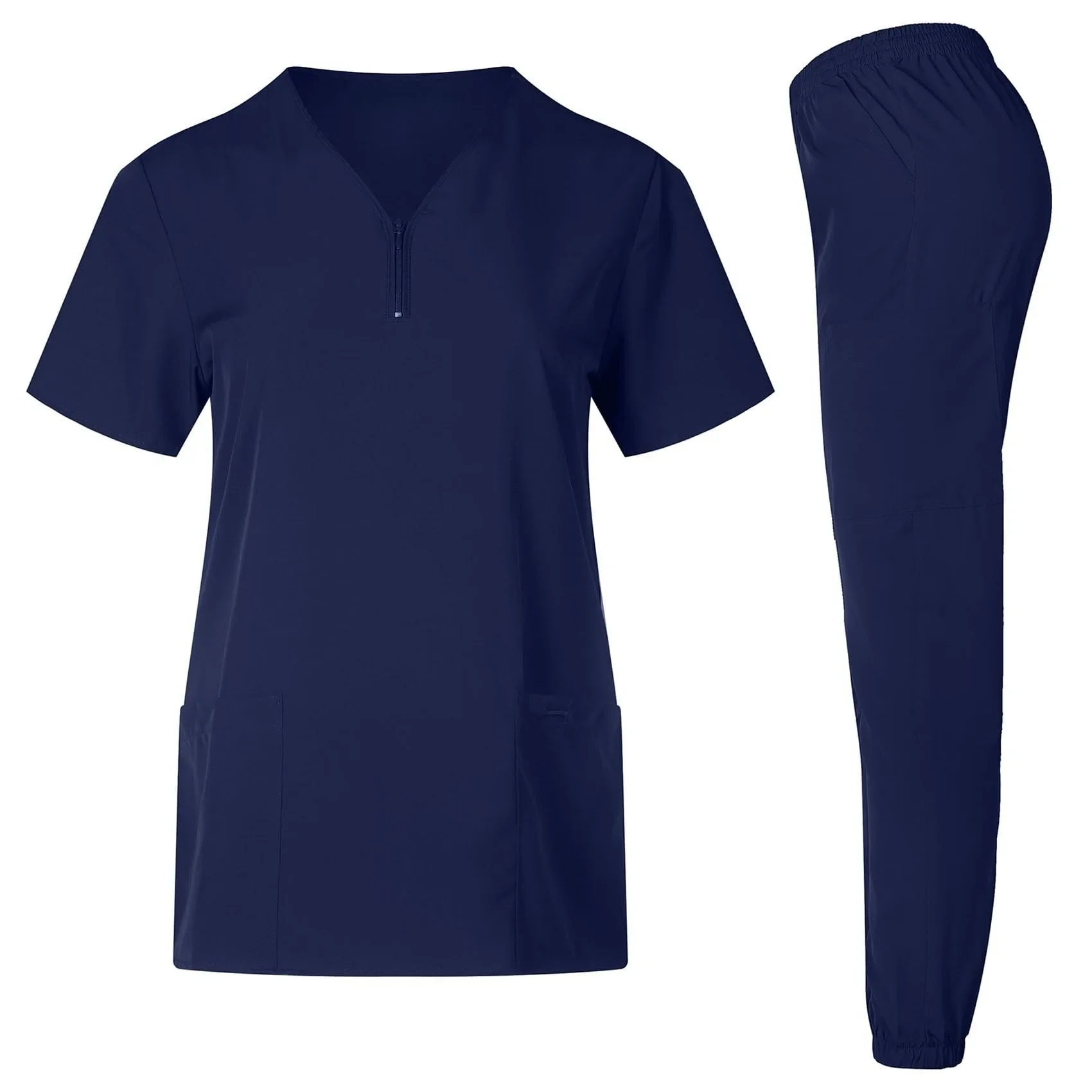 Groothandel Elastische Aangepaste Meisjes Ziekenhuis Voor Medische Labjassen Verpleegkundige Uniform Vrouwen Scrubs Uniformen Set