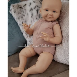 24inch Reborn Toddler Kits Brinley Soft Vinyl Fresh Color DIY Doll Blank Parts with Body and Eyes