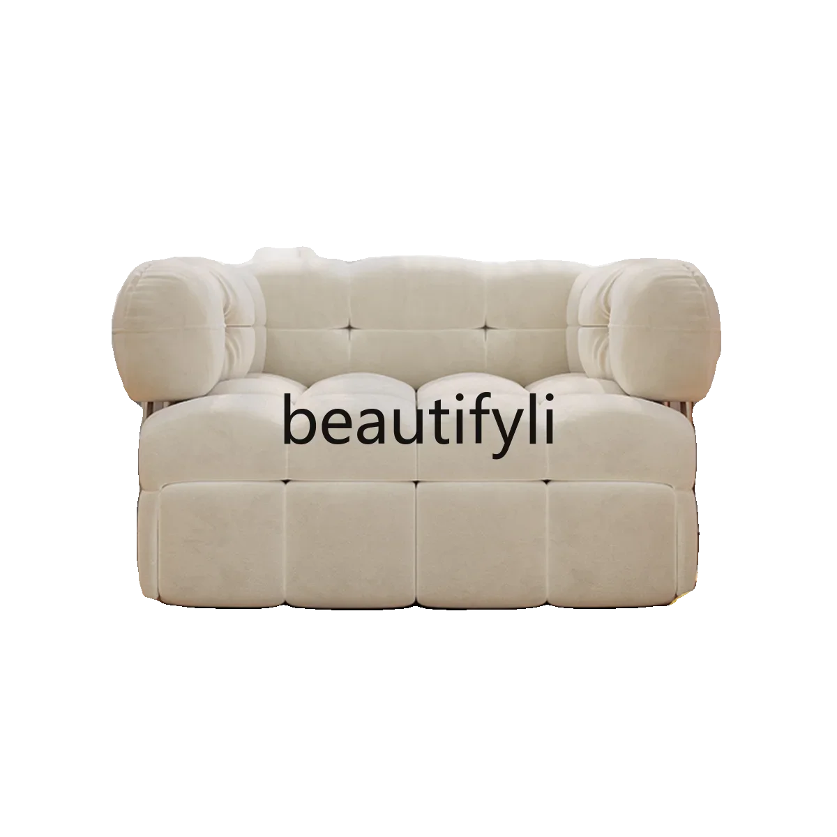 

Fabric small apartment pull-out medieval sofa bed