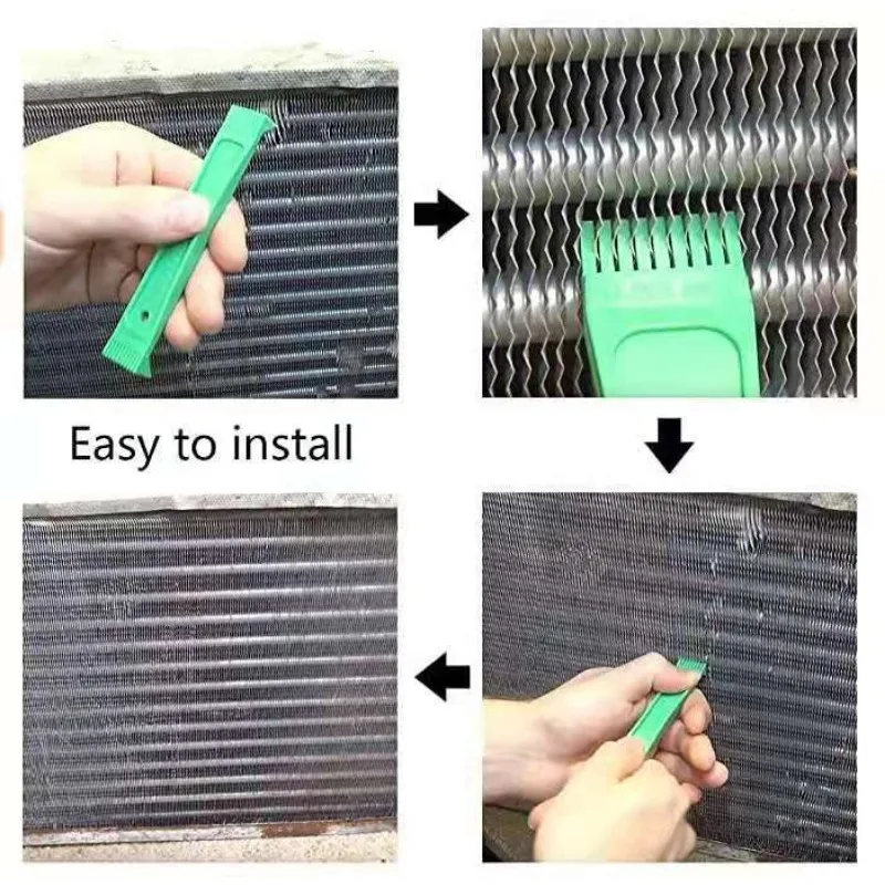 for Air Conditioner Coil Fin Comb Ring Straighten Evaporator Condensor 6 Different colors Fin Comb Set
