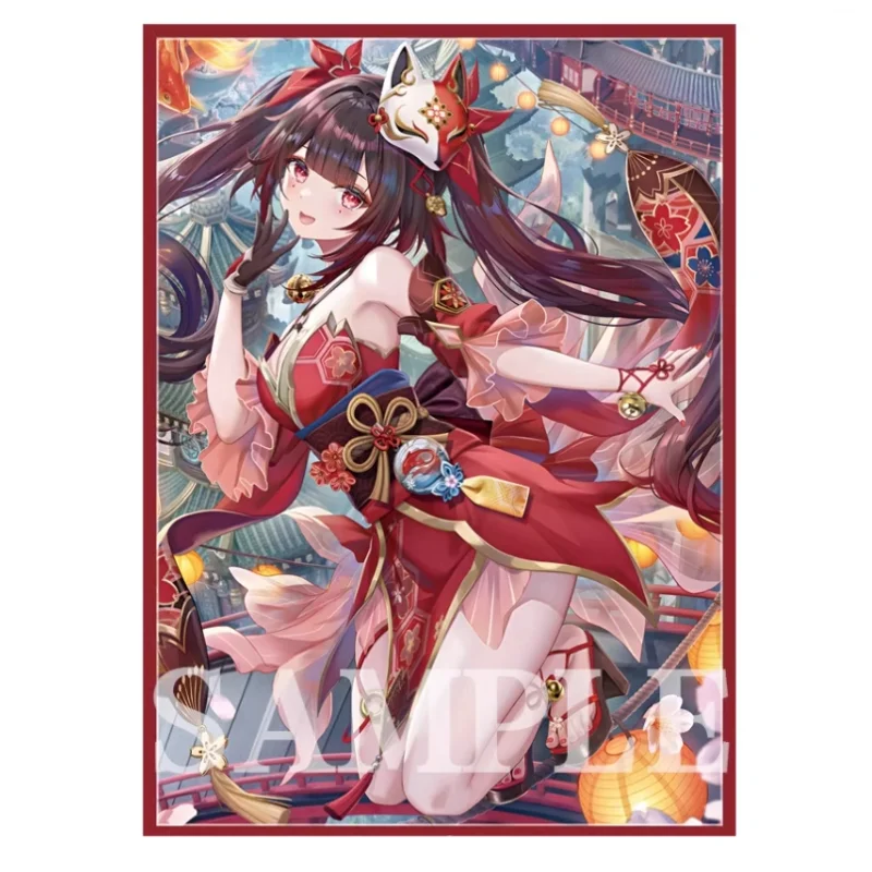 60Pcs/Set 67*92mm Anime Game Honkai: Star Rail PTCG TCG Kawaii Card Sleeve Kafka Silver Wolf Bronya Rand Collectibles Gift Toys