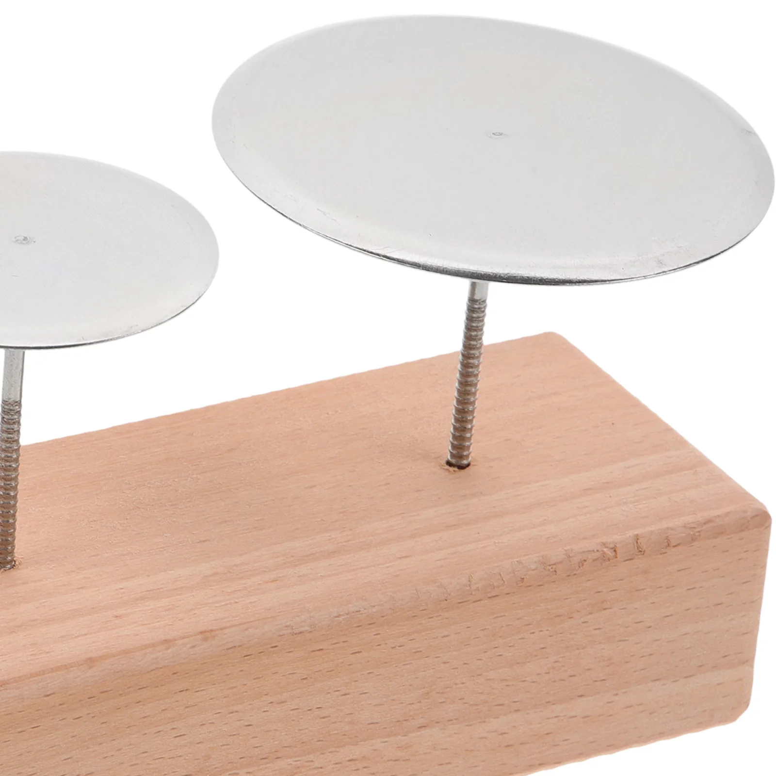 

Pipe Nail Table Cake Flower Nails Stand Display Wood Holders Baking Base Decorate Desktop Rack