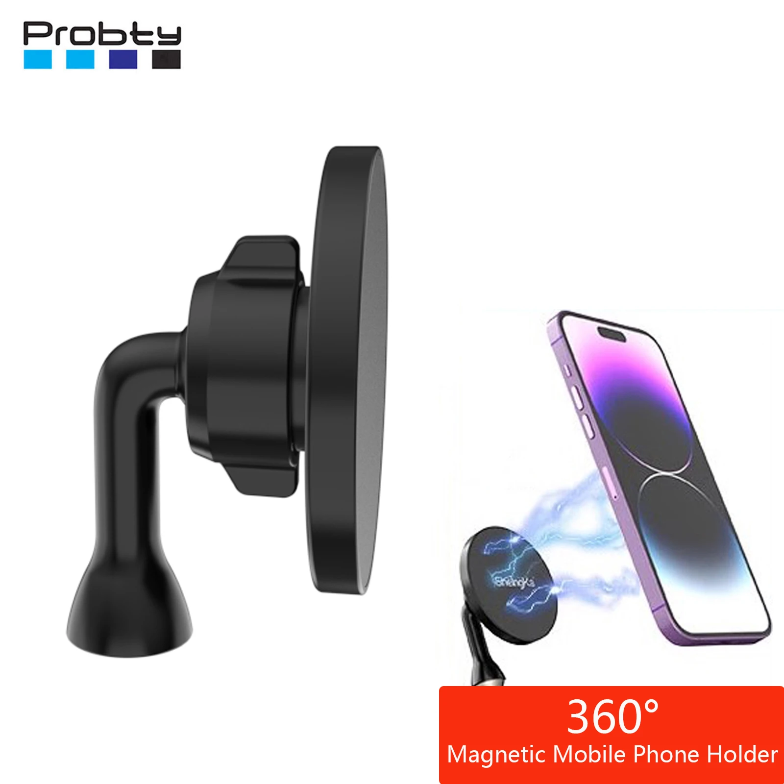 

New 360° Magnetic Mobile Phone Holder for iPhone Samsung Smartphone Tripod Mount Adapter for MagSafe Case Phone Stand