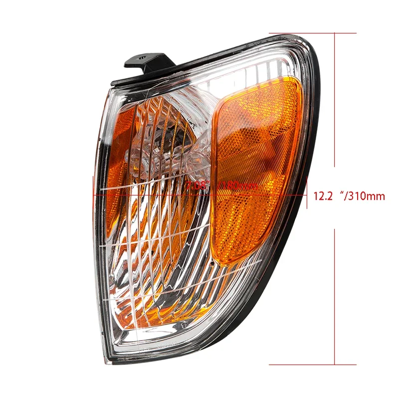 Front Side Bumper Car Light Shell Turn Signal Indicator Corner Lamp for Lexus LX470 1998 1999 2000 2001 2002-2007 Without Bulbs