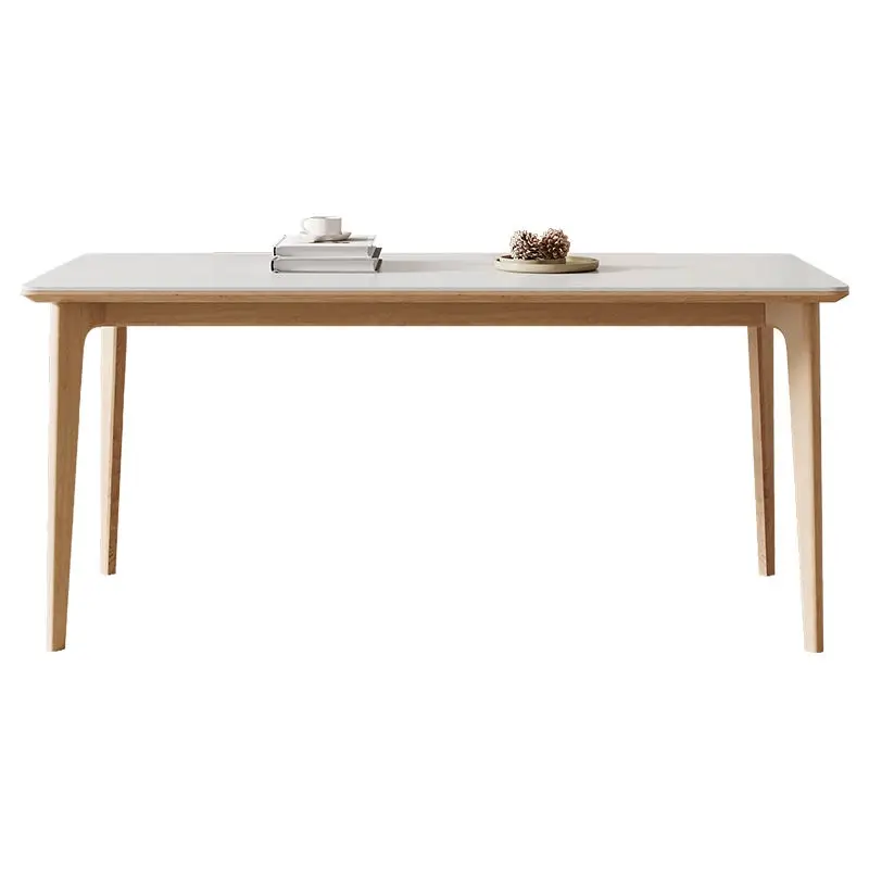 #Luxury Modern Eco-Friendly Durable 4-6 Seater Dining Table Chair Set Rectangular Solid Wood CNC Precision Design By Lumio