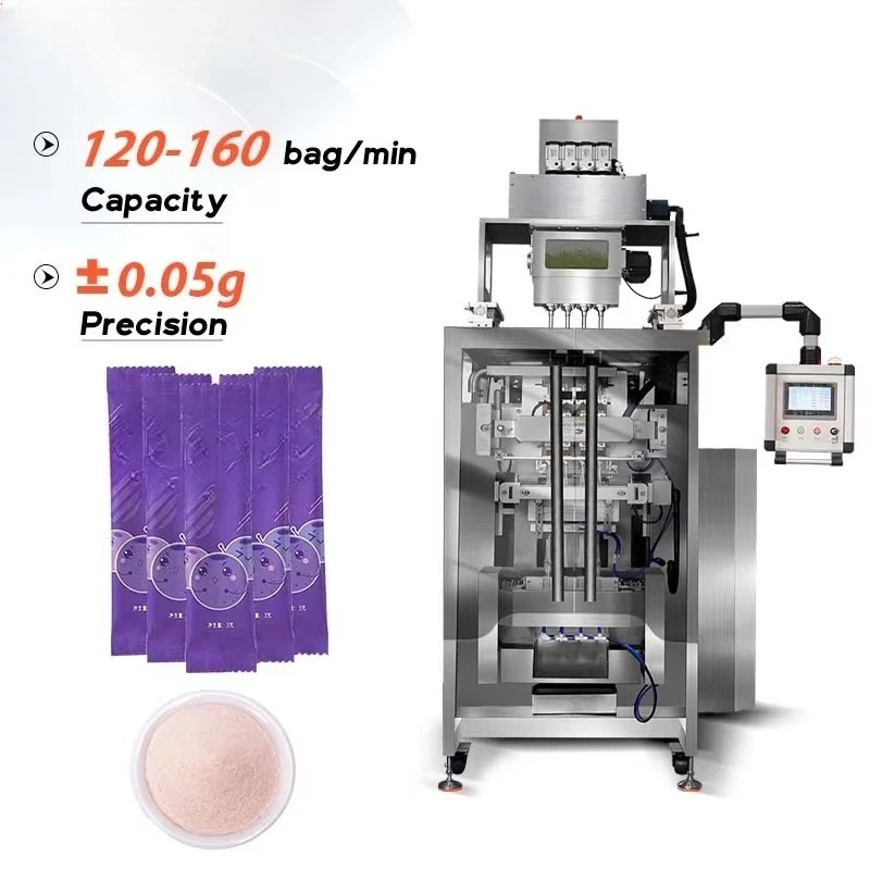 Automatic High Productivity Electrolyte Powder Sachet & Drink Stick Wrapping Filling Packing Machine Plastic Pouch Packaging