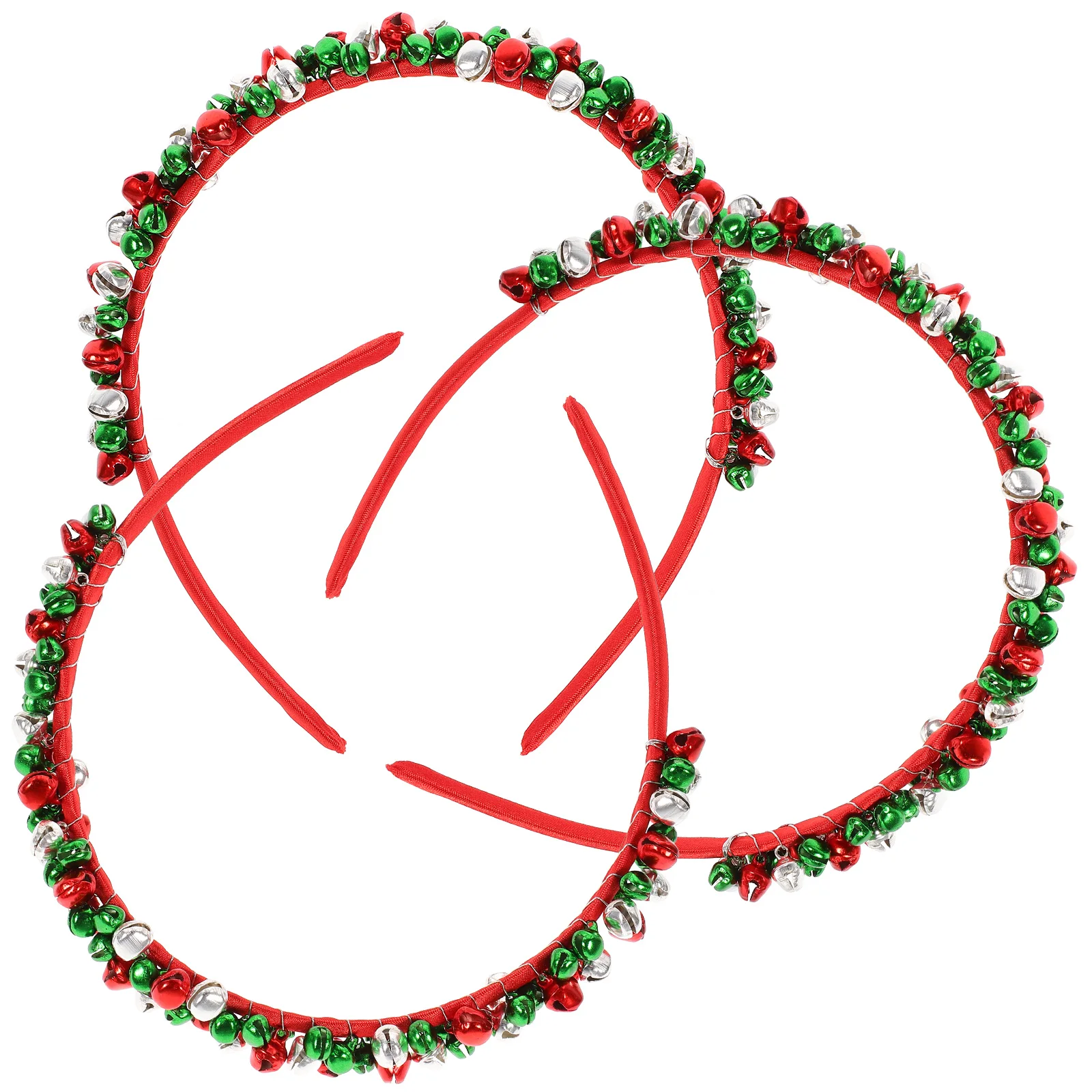 

3Pcs Christmas Headbands Bell Headbands Holiday Hair Accessories Lightweight Flexible Women Xmas Party Hair Decorations