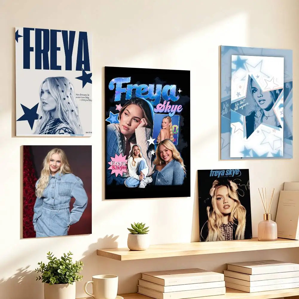 Sweet Cool F-Freya Skye Poster HD Self Adhesive Waterproof Wall Art Ideal for Home Office Dorm Gift