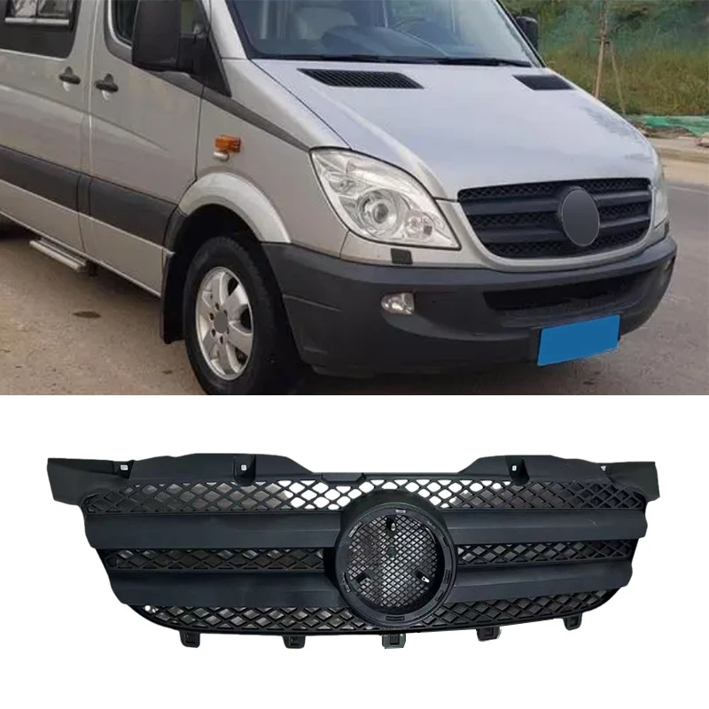 

Front Grille For Mercedes-Benz Sprinter W906 2009 2010 2011 2012 2013 Front Bumper Racing Grill Tuning Accessories