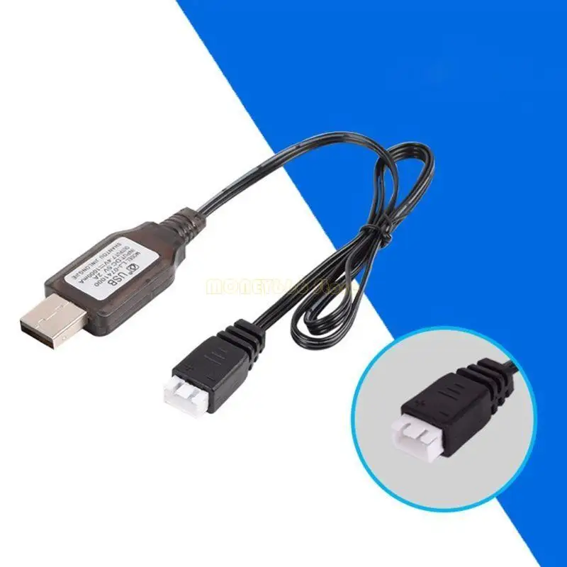 F62C 7.4V 충전기 2000MA /1000MA /500MA XH-3P 2S LIPO LII-ION Electric RC Aircraft Car Robot for 탱크 7.4V USB 충전