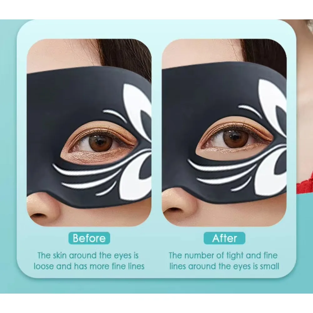 EMS RF Eye Mask Massager, Beauty Device for Wrinkle Tightening and Eye Relaxation