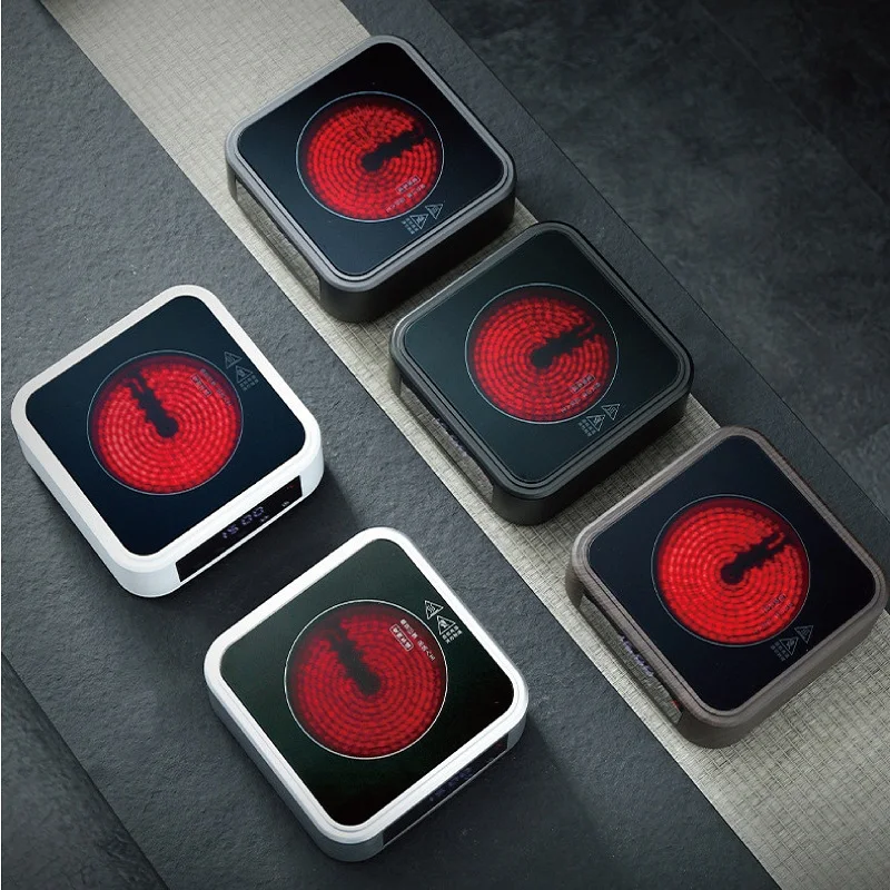 1500 واط الكهربائية موقد سيراميك توقيت القهوة الكهربائية لوح تسخين 9 والعتاد مكتب ماكينة صنع الشاي الذكية موقد الشاي السيارات الدفء