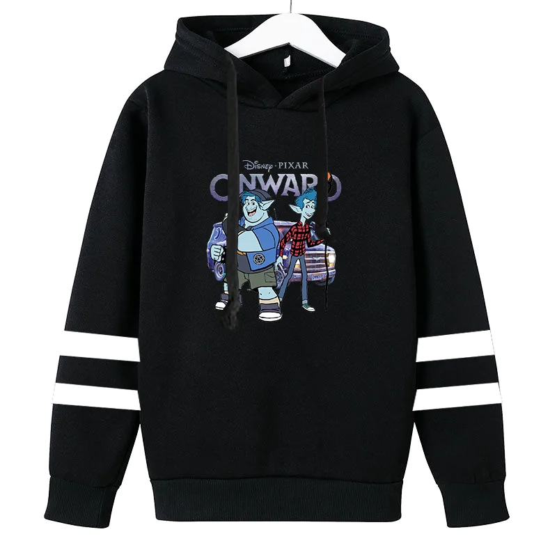 

Disney Onward Boys Girls Fashion Streetwear Tops Hoodies Men Women Harajuku Loose Hooded Pullover Sweatshirt